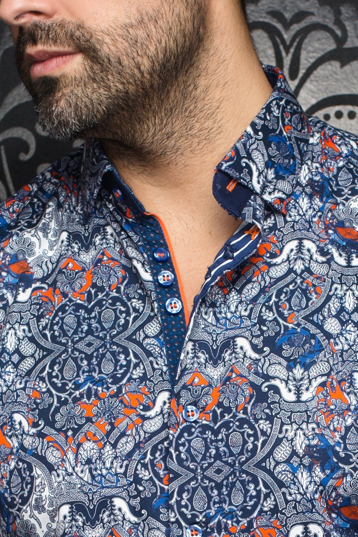 camisa | MURATO, Naranja Marino - AU NOIR