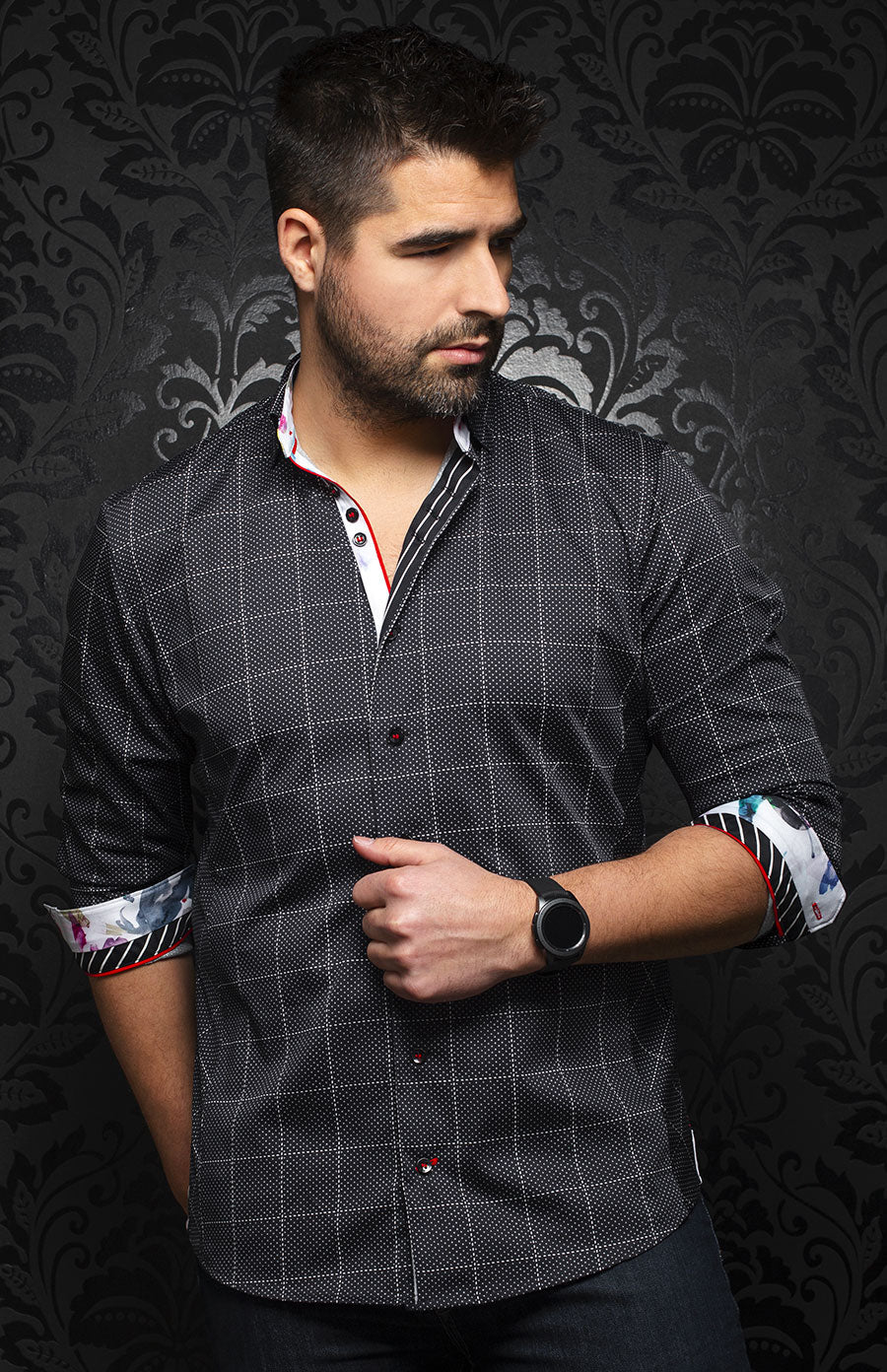 camisa | ROVNO, Negro - AU NOIR