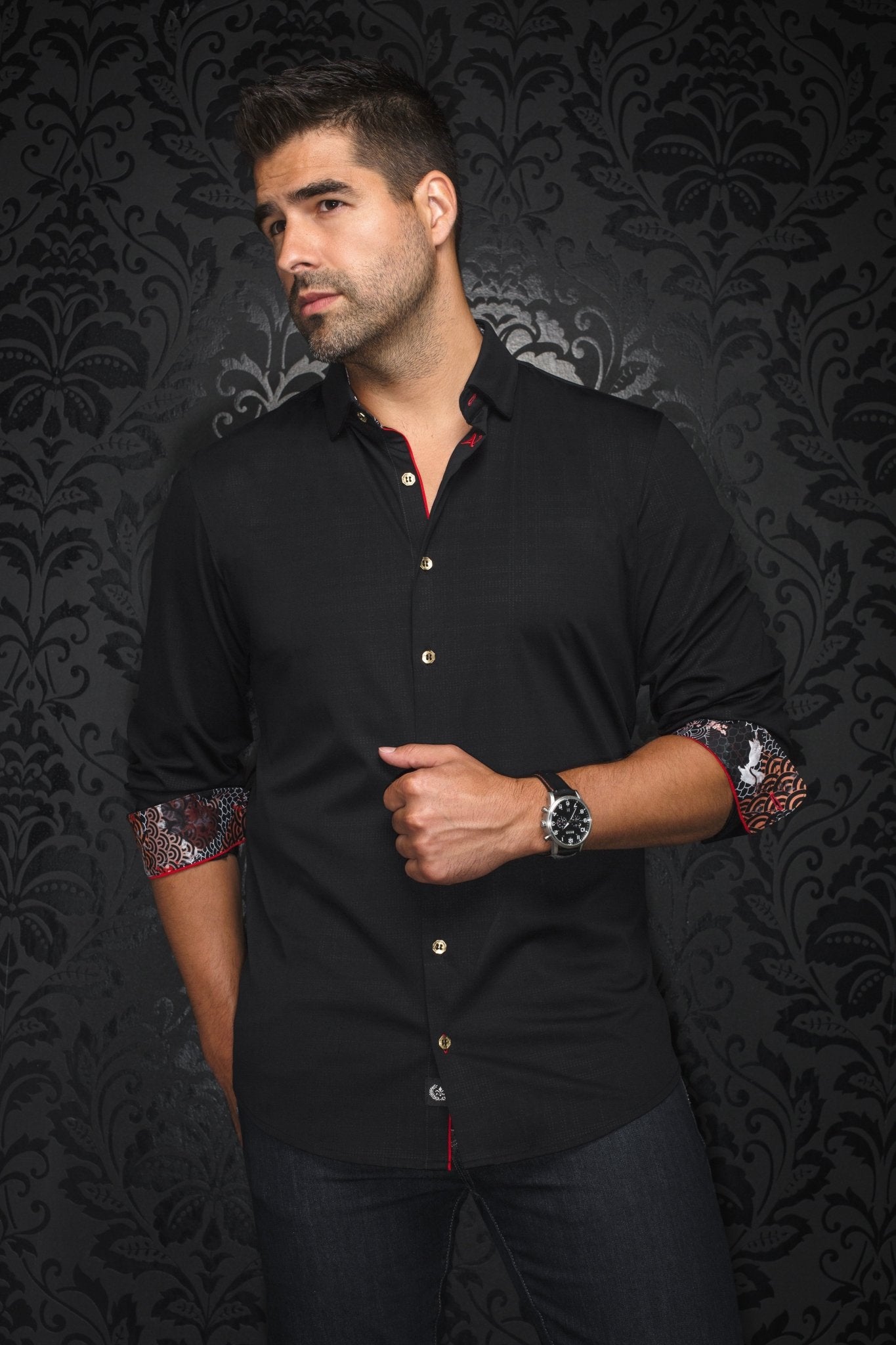 camisa | VARENNA, Negro - AU NOIR