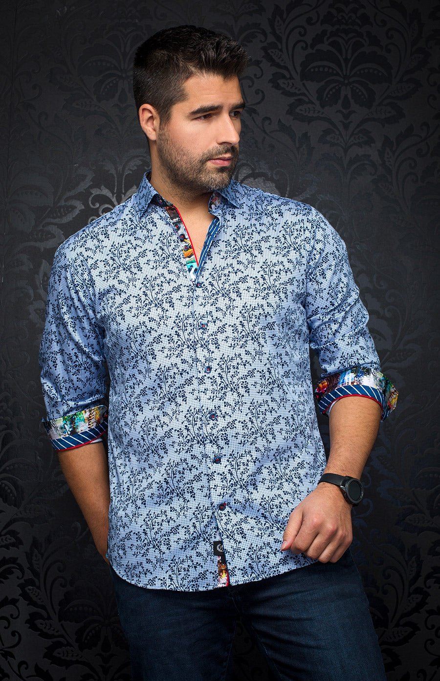 camisa - VICTOR, Azul claro - AU NOIR