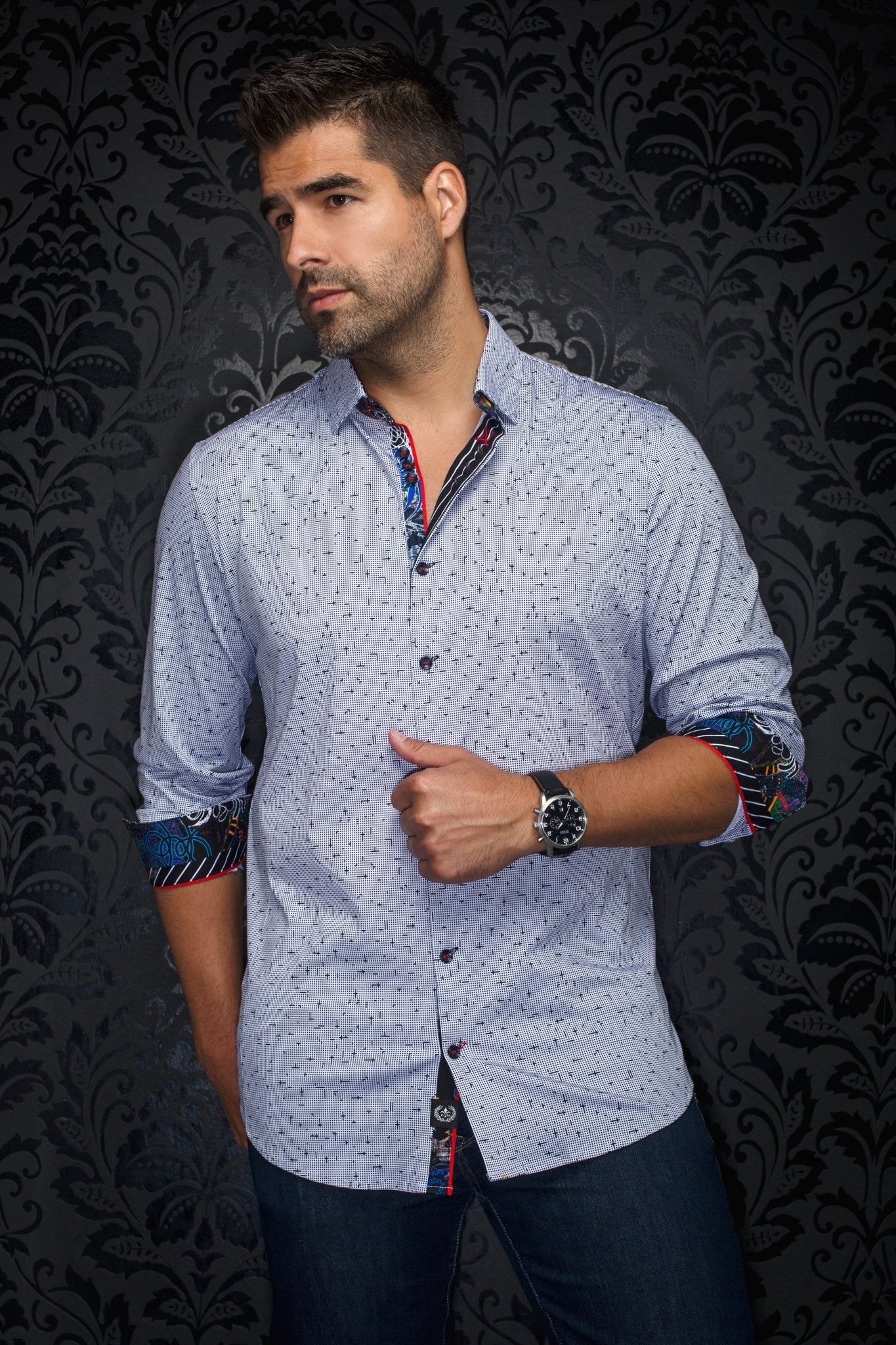 Camisa | WALLACE, Blanco - AU NOIR